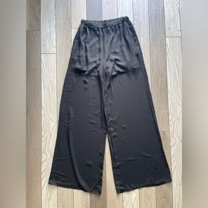 Everly Classic Black Wide-Leg Pants